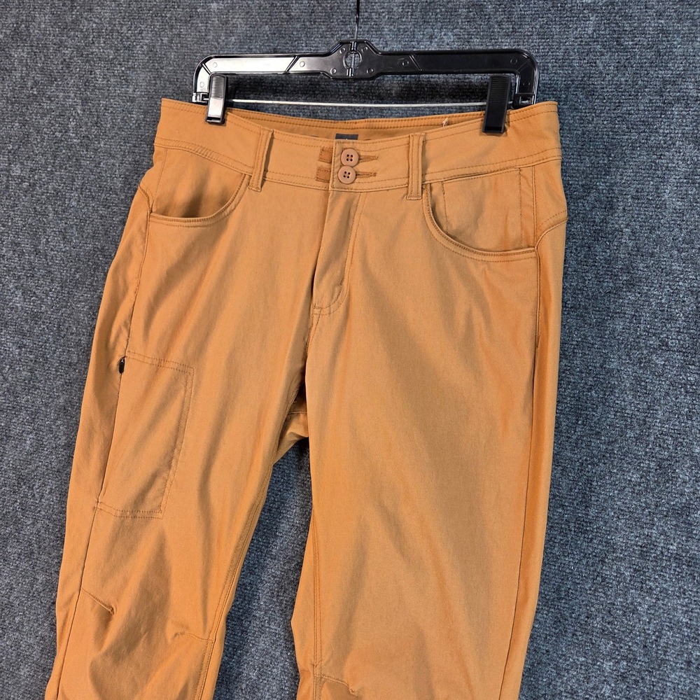 Prana Halle II Hiking Pants Womens 10 Tan Straight Fit Outdoor Trail Utility - Picture 7 of 16